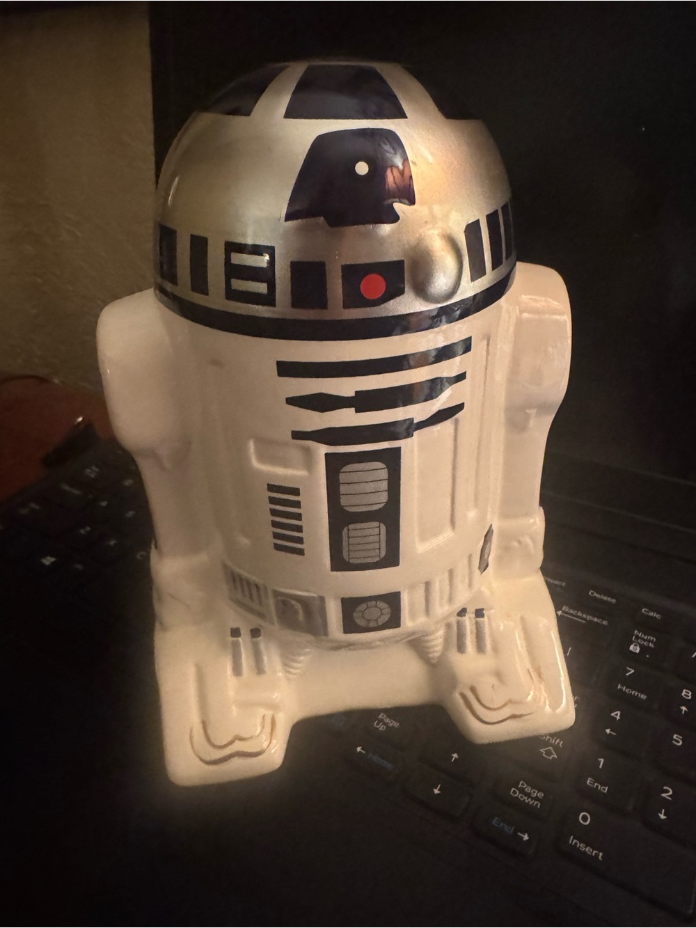Vintage Star Wars R2D2 Ceramic Coin Bank